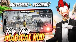 I Got Best 3 Finger Pro Custom HUD | 3 Finger Controls Free Fire | 2024