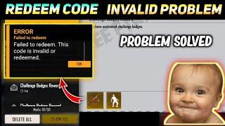 Invalid Redeem Code Problem Solvedfree fire redeem code||TGW
