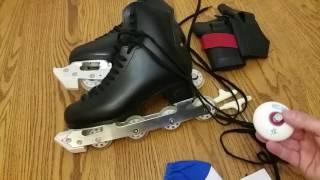 Off Ice Skating inline figure skates