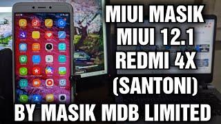 Install & Review Update Custom ROM MIUI 12 by MASIK MDB Limited Redmi 4X (Q/TEN)