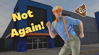 Blippi FARTS at SKY ZONE!!! 