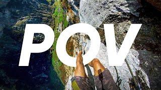 Dangling 2000ft in the Air: Insane Cliff Hike POV (ft. Jackson Groves)