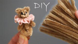 ADORABLE pipe cleaner  Teddy bear  DIY