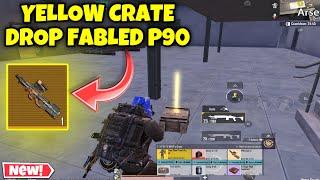 METRO ROYALE YELLOW CRATE DROP FABLED P90 | PUBG METRO ROYALE CHAPTER 23