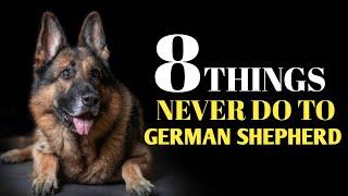 8 Things you must never do to german shepherd