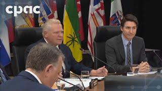 First ministers meet in Ottawa: PM Justin Trudeau and Ontario Premier Doug Ford make opening remarks