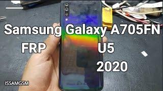 Samsung Galaxy A70 2020 Bypass google account A705FN FRP U5 B5 Android 10