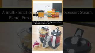 Duo Meal Processor with Steam Cooker and Multi-Speed Blender #shorts