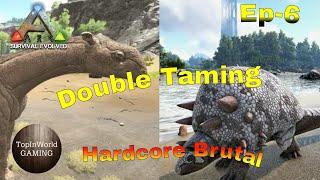 Double taming : Ark mobile : Hardcore Brutal