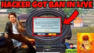 HACKER GOT BANNED IN LIVE #madan  #madanop #pubgmadan #mrconqueror #botsquad