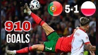  Portugal Vs Poland (5-1) EXTENDED HIGHLIGHTS | cristiano ronaldo Goal 910 | Uefa Nations League