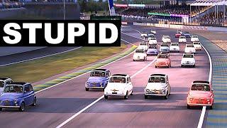 Hilarious Racing With Old Slow Cars