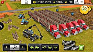 How To Tree Cutting & Wood Loading In Farming Simulator 18 | Tree Cutting & Wood Loading In Fs 18
