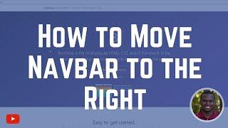 How to Align Navbar Item to the Right in Bootstrap 4