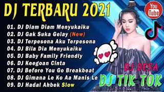 DJ TIKTOK TERBARU 2021 - DJ DIAM DIAM MENYUKAIKU FULL BASS TIK TOK VIRAL REMIX TERBARU 2021