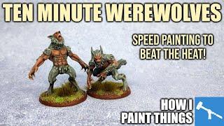 Paint & Review - Wargames Atlantic's Werewolves [How I Paint Things]