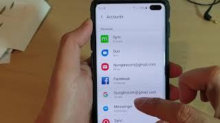 Galaxy S10 / S10+: How to Enable / Disable Accounts Auto Sync Personal Data