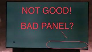 NEW LG OLED panel banding & burn in test,WORST panel I’ve seen!