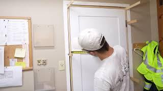 Trim and Doors - How To Install A Door Jamb and Hang a Slab Door