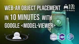 Web-AR Object Placement in just 15 Minutes using Google Model Viewer and JavaScript