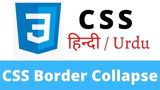 CSS Lecture - 22 Border Collapse Property of CSS