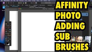 How To Sub Brushes In Affinity Photo Tutorial | Graphicxtras