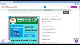 Buy Linkedin Accounts - Old USA, UK, AU, CA Linkedin at SmmShopUSA