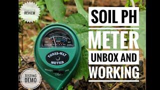 SOIL pH METER | 3 WAY SOIL METER | HOW TO TEST SOIL ph | UNBOXING | WORKING | REVIEW | SOIL pH BASIC