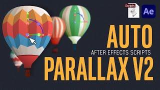 After Effects Auto Parallax V2 One Click 3D Motion l Auto Parallax V2 스크립터 소개