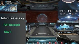 Infinite Galaxy - Free to Play F2P - Day 1 - Beginner Guide