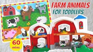 FARM ANIMALS for Toddlers, Kids & Babies | Around the Farm | Eric Carle Read Aloud Books