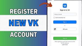 Create A VK Account 2023 | VK App Account Registration (QUICK & EASY)