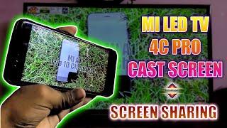 MI LED TV 4C PRO Cast Screen || How to share Android screen to your Android TV || Android screen