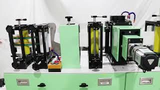 14servo motors green color KN95 mask machine with 4 ultrasound