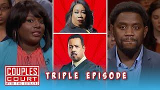 Triple Episode: She Chased Her Husband Down In Her Car | Couples Court