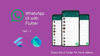 WhatsApp Clone | Flutter |  WhatsApp UI- Chat, Status and Call| Part-1 | Flutter Tutorial