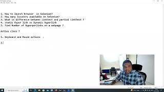 Hybrid Framework Part1 Selenium Proxy Interview support Sudhakar +91-9294052778