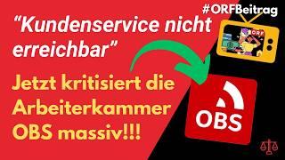 ARBEITERKAMMER kritisiert OBS-Vorgehensweise MASSIV und FORDERT zeitnahe Abwicklung!