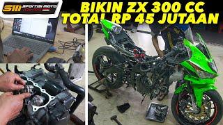 BORE UP ZX-25R JADI 300 CC TEMBUS 50 HP++