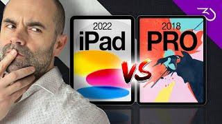 iPad Generation 10 vs iPad Pro 11 inch hands-on comparison. 2022 iPad taking on 2018 Apple flagship