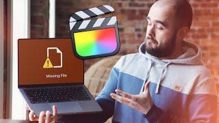 How to relink missing files in Final Cut Pro FCPX