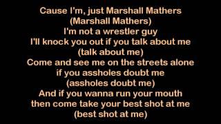 Eminem - Marshall Mathers [HQ Lyrics]