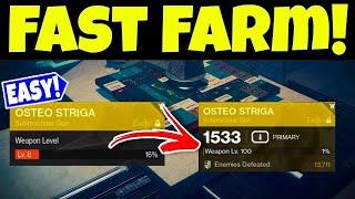 Destiny 2 How to Level Up Crafted Weapons *FAST* (Easy Farm)