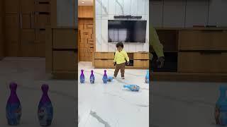 BOWLING GAME #cute #viraloftheday #shorts #todaybest #cutebaby #googlebaby #viralvideos #shortsvideo