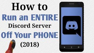 Running an ENTIRE Discord Server on Your Phone!