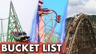 I definitely want to ride these 10 roller coasters! 