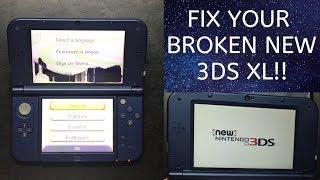 How to replace fix broken Nintendo NEW 3DS XL LCD screen, Newest version, complete guide.
