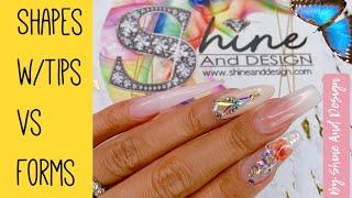 SJ Nail Training Class via FB LIVE  Shapes, Tips & Forms with Hybrid Gels