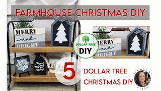 5 Dollar Tree Christmas DIY | Neutral Christmas Decor DIY