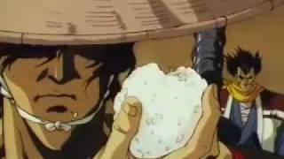 Ninja Scroll - Jubei takes a break from lunch..mp4